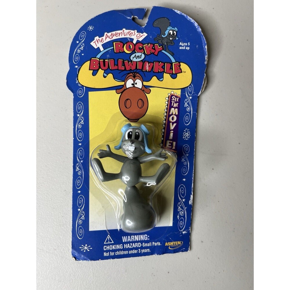 ROCKY Action Figure NIP Sealed Adventures of Rocky & Bullwinkle Ashten